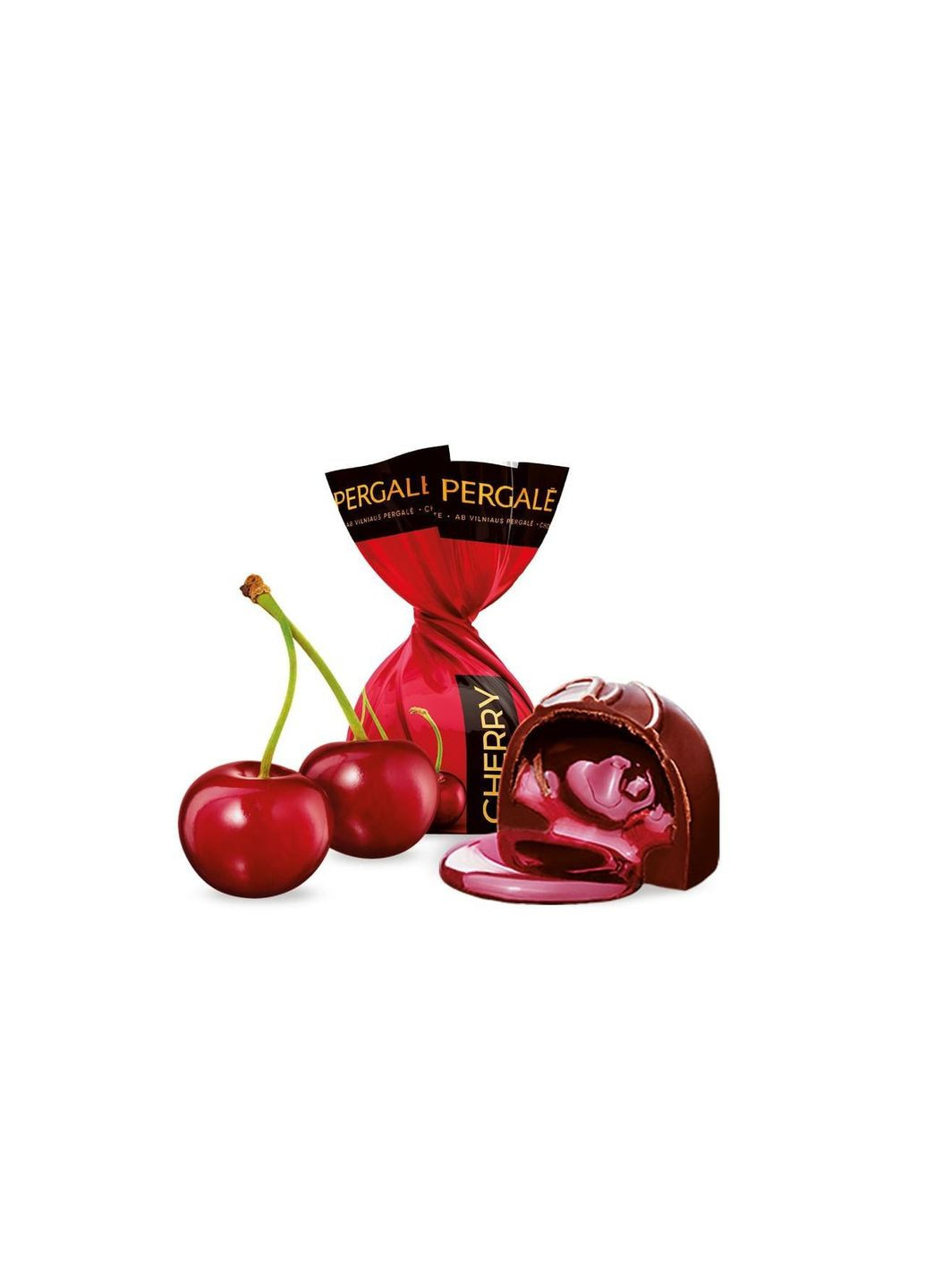 Цукерки Вишня в шоколаді коробки мікс 355г PERGALE (361879332)