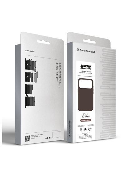 Чехол для мобильного телефона (ARM87082) ArmorStandart ICON2 MagCase Apple iPhone 17 Pro Dark Brown (366070234)