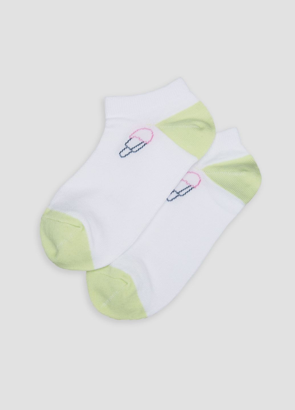 Жіночі шкарпетки колір білий ЦБ-00248744 Yuki (292630166)