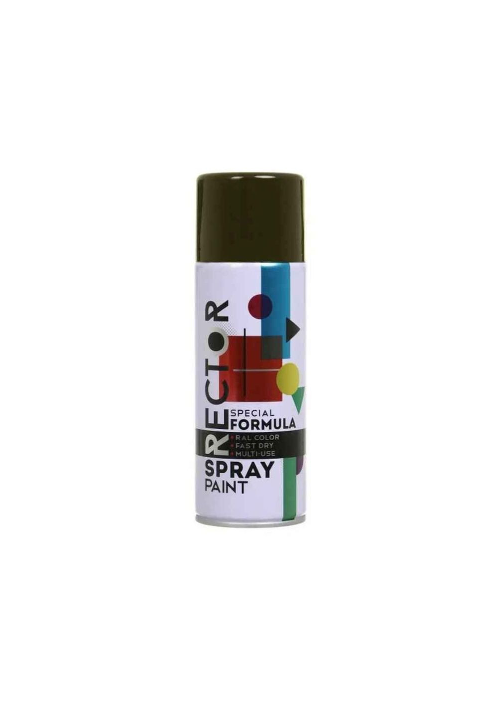 Краска аэрозольная 400мл хаки Масло масло RAL 6006 Rector (362352078)