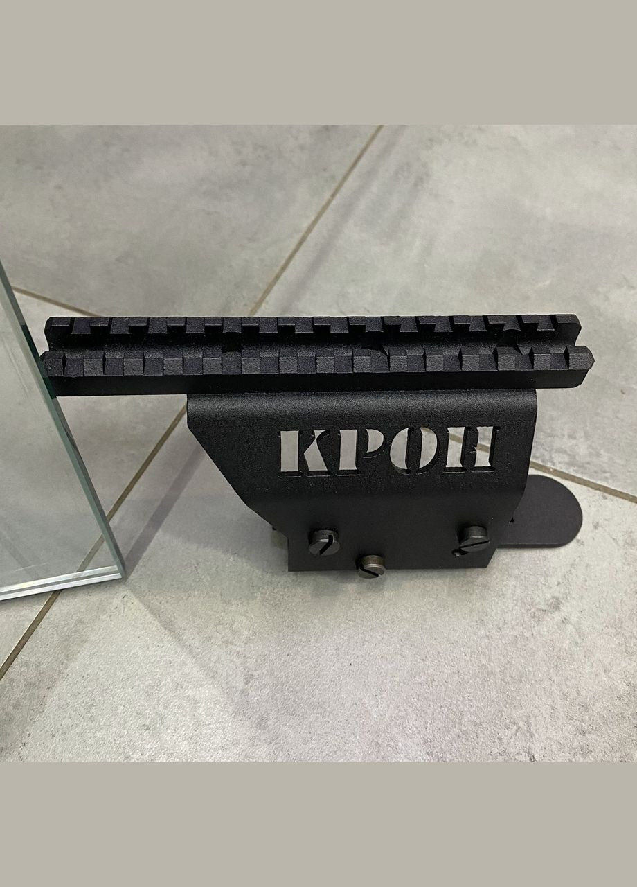 Кронштейн полевой снайперский, планка Пикатинни (Picatinny) для АКМ, АКМС, АК-74, РПК под прицел, оптику. Крон (362601268)