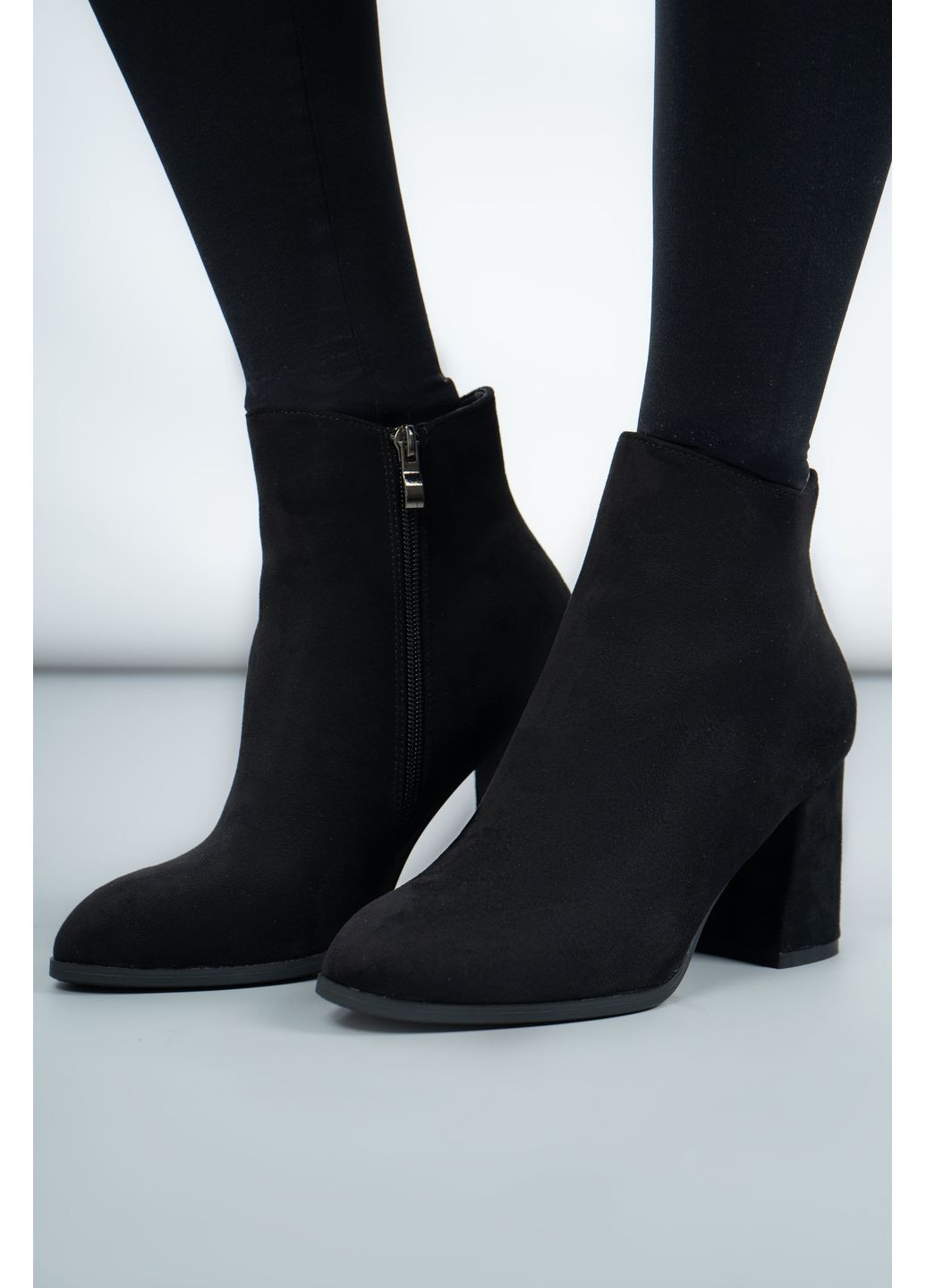 ботинки женские 704-19 черные 346612 Louis