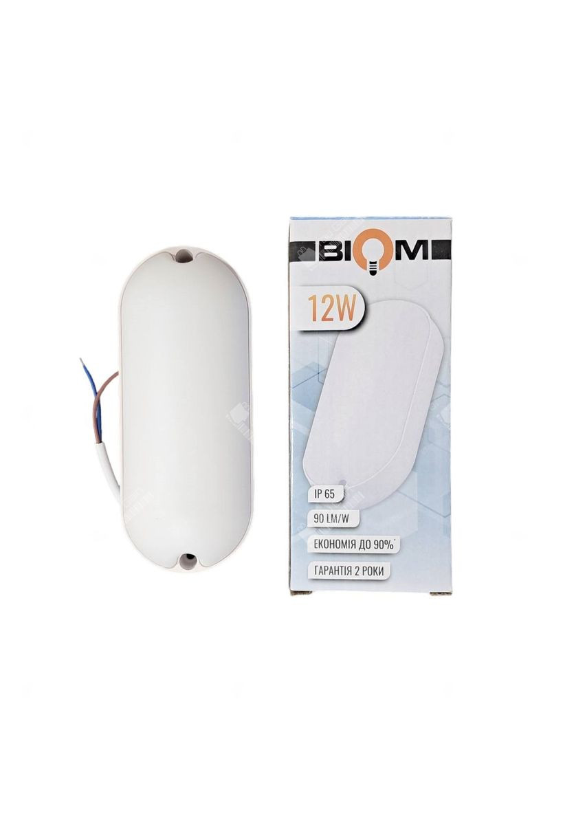 Светильник светодиодный ЖКХ MPL-О12-6 12Вт 6000К, овал BIOM (365749911)