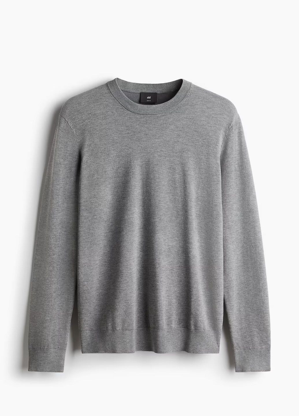 Темно-серый демисезонный свитер H&M