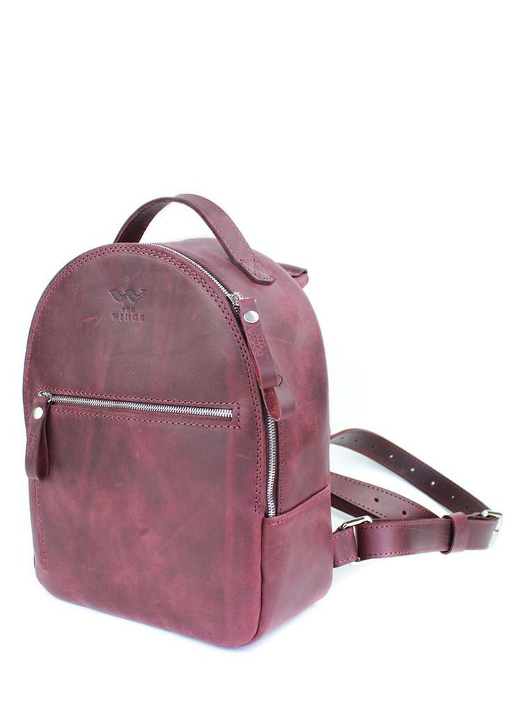 Кожаный рюкзак Groove S бордовый винтажный The Wings (348359018)