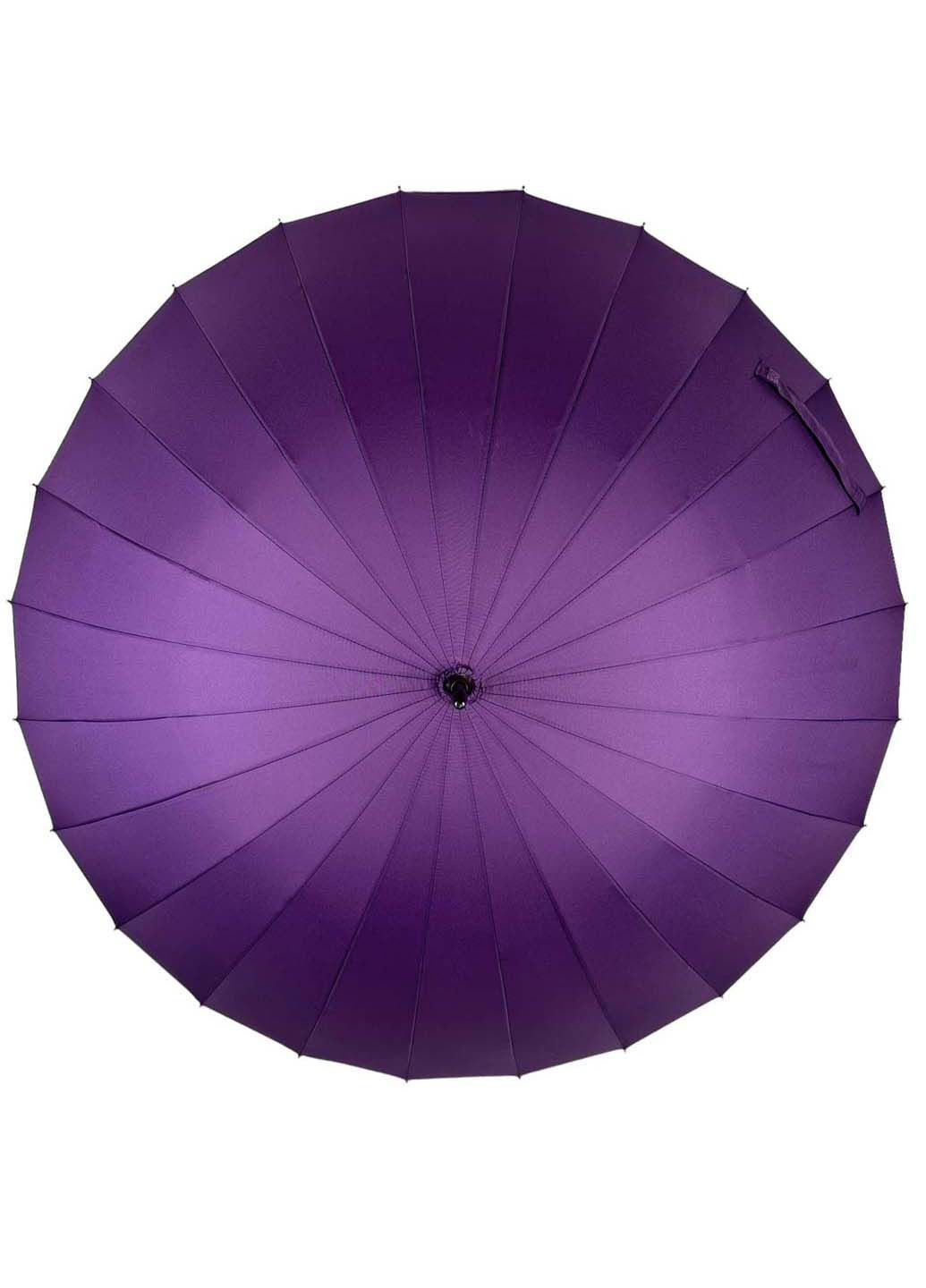 Однотонный механический зонт-трость на 24 спицы Toprain (289977525)