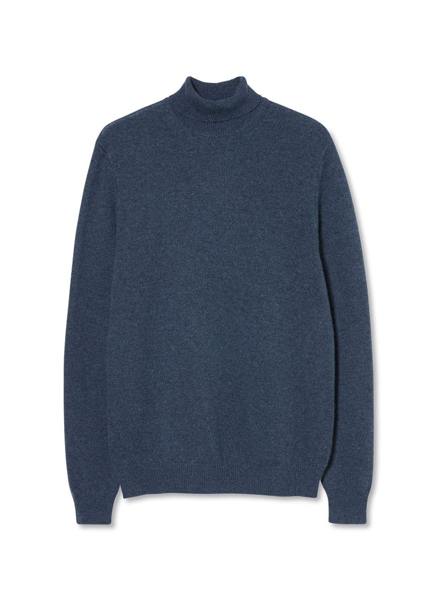 Синій зимовий светр вовняний C&A