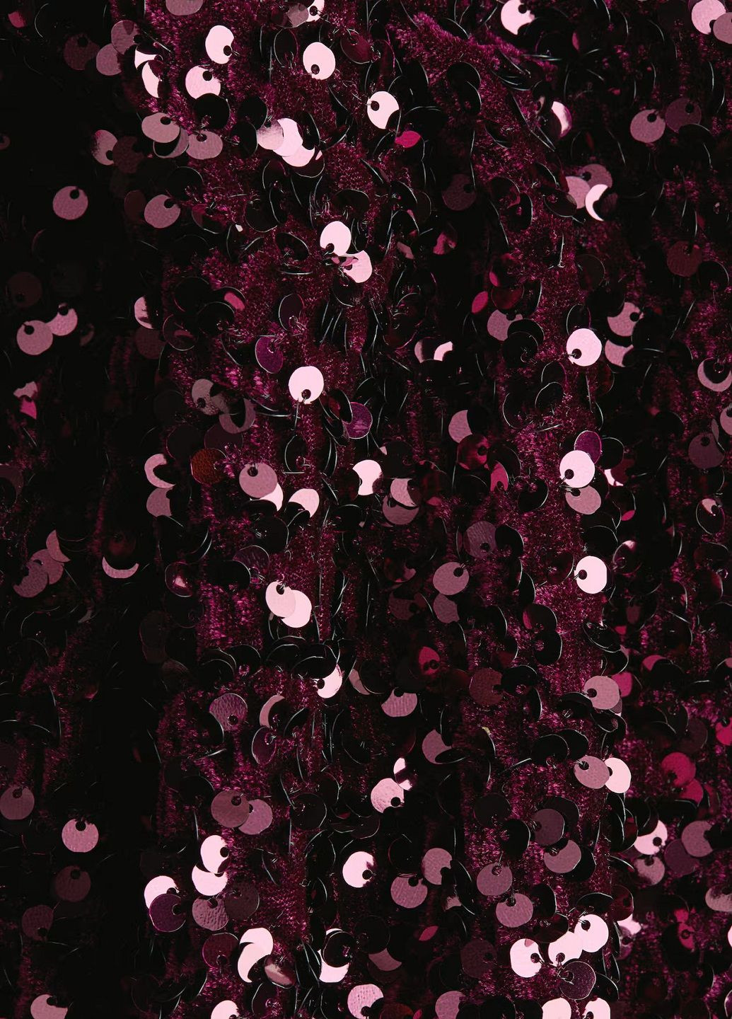 Бордова святковий сукня H&M однотонна