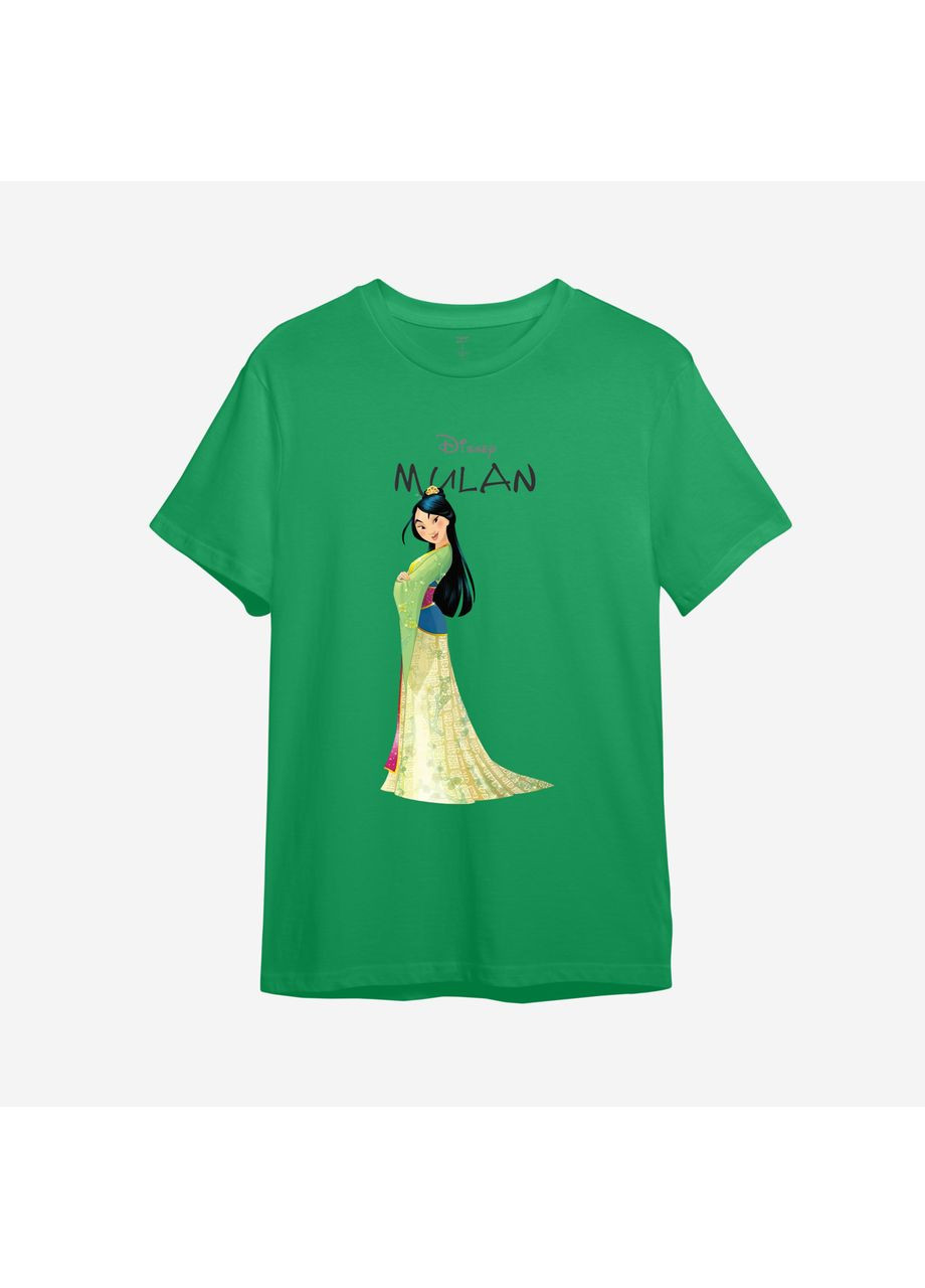 Зеленая демисезонная детская футболка с принтом "mulan / мулан" (10310048164) ТiШОТКА