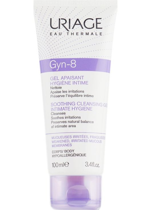 Гель для інтимної гігієни GYN-8 Toilette Intime Gel Apaisant 100ml (25053-19424) Uriage (368642008)