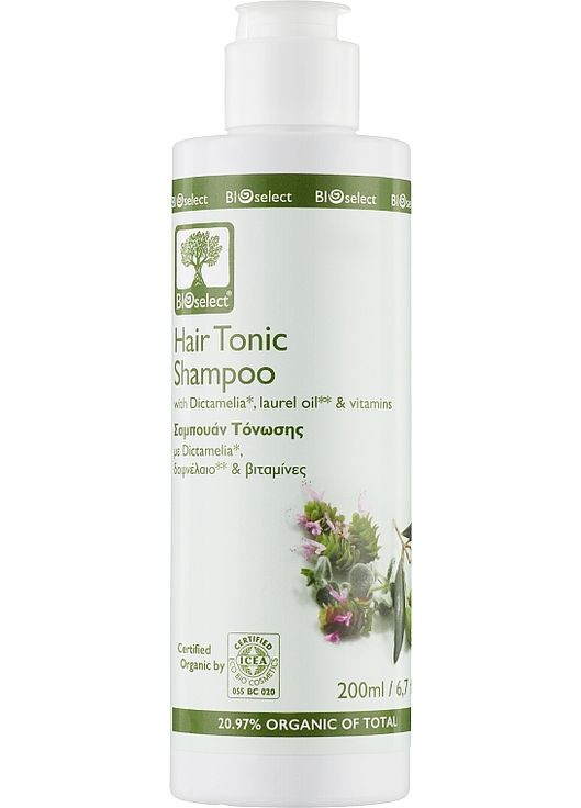 Шампунь для волос тонизирующий с диктамелией и маслом лавра Hair Shampoo Toning 200ml (49031-34673) Bioselect (368616882)