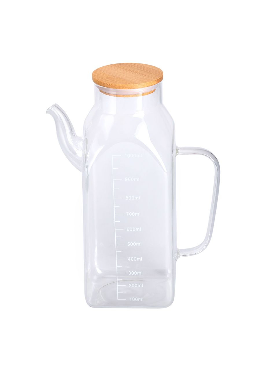 Емкость для масла и уксуса с бамбуковой крышкой 1 литр HP-34-2 Yiwu (353504085)