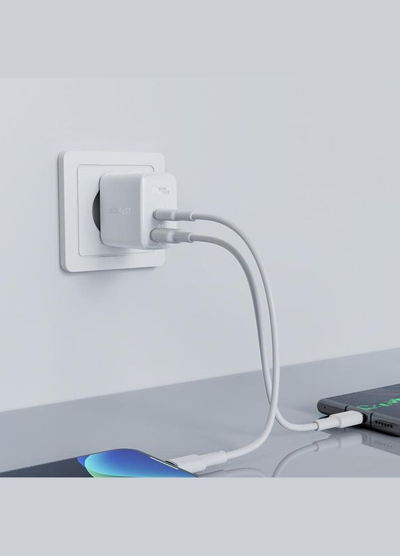 Зарядное устройство с быстрой зарядкой A5 PD32W |USB/Type-C| Acefast (337351111)