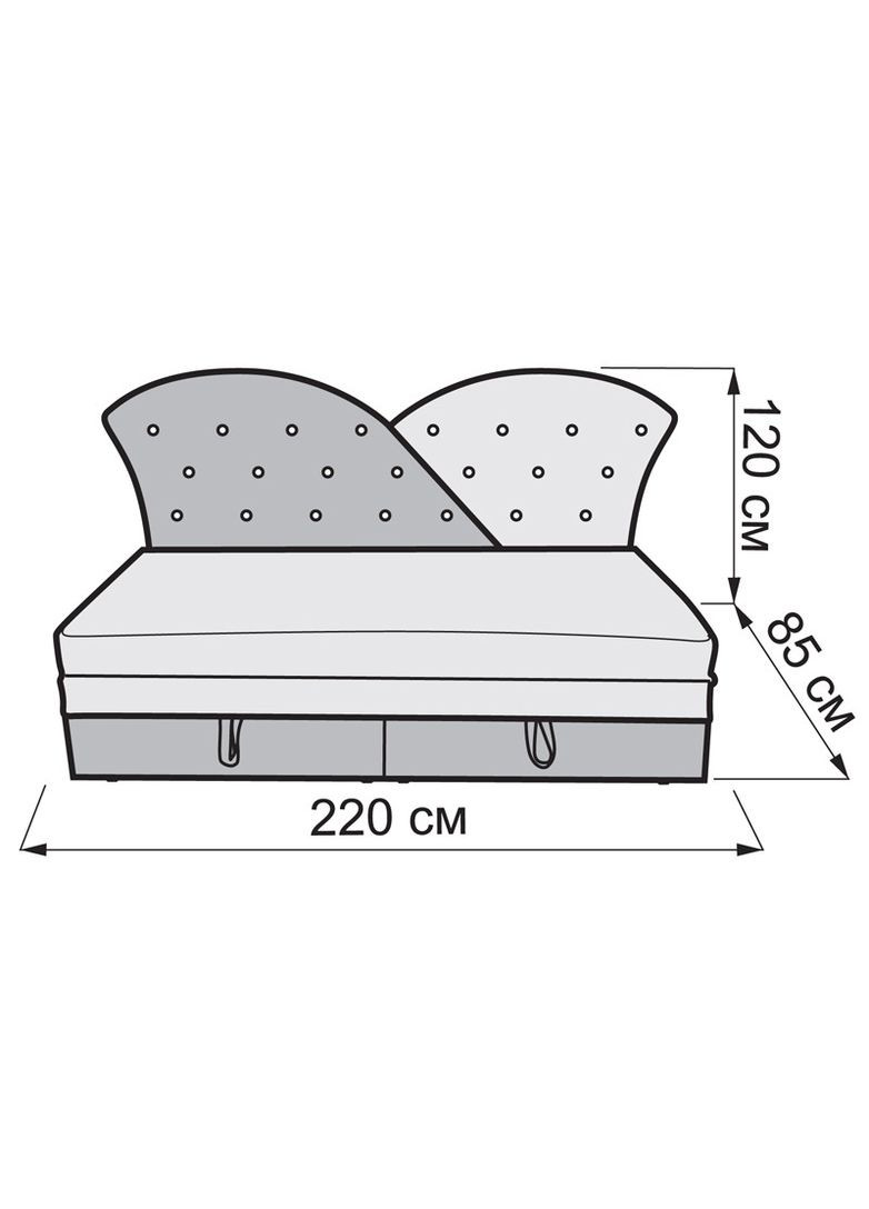 Раскладной диван кровать Шарм ТМ No Brand (322500882)