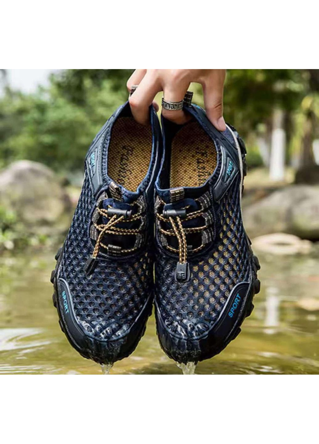 Черные летние кроссовки Wonex