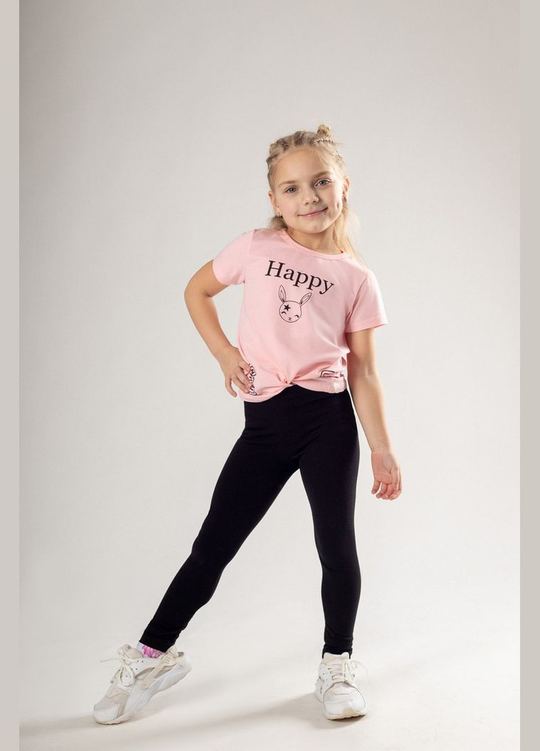 Лосины для девочек 03-8006-83 98 см черный Авекстекс (331622436)