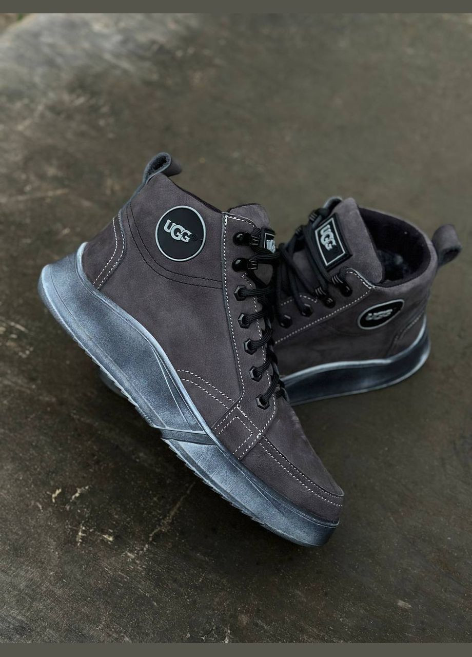 Серые зимние ботинки Vakko