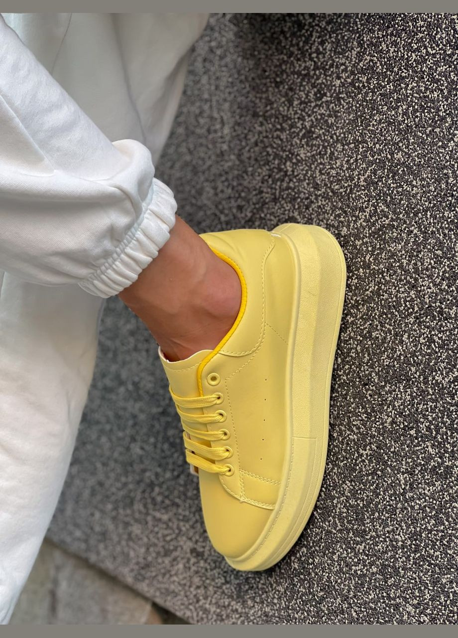Жовті осінні кросівки жіночі No Brand
