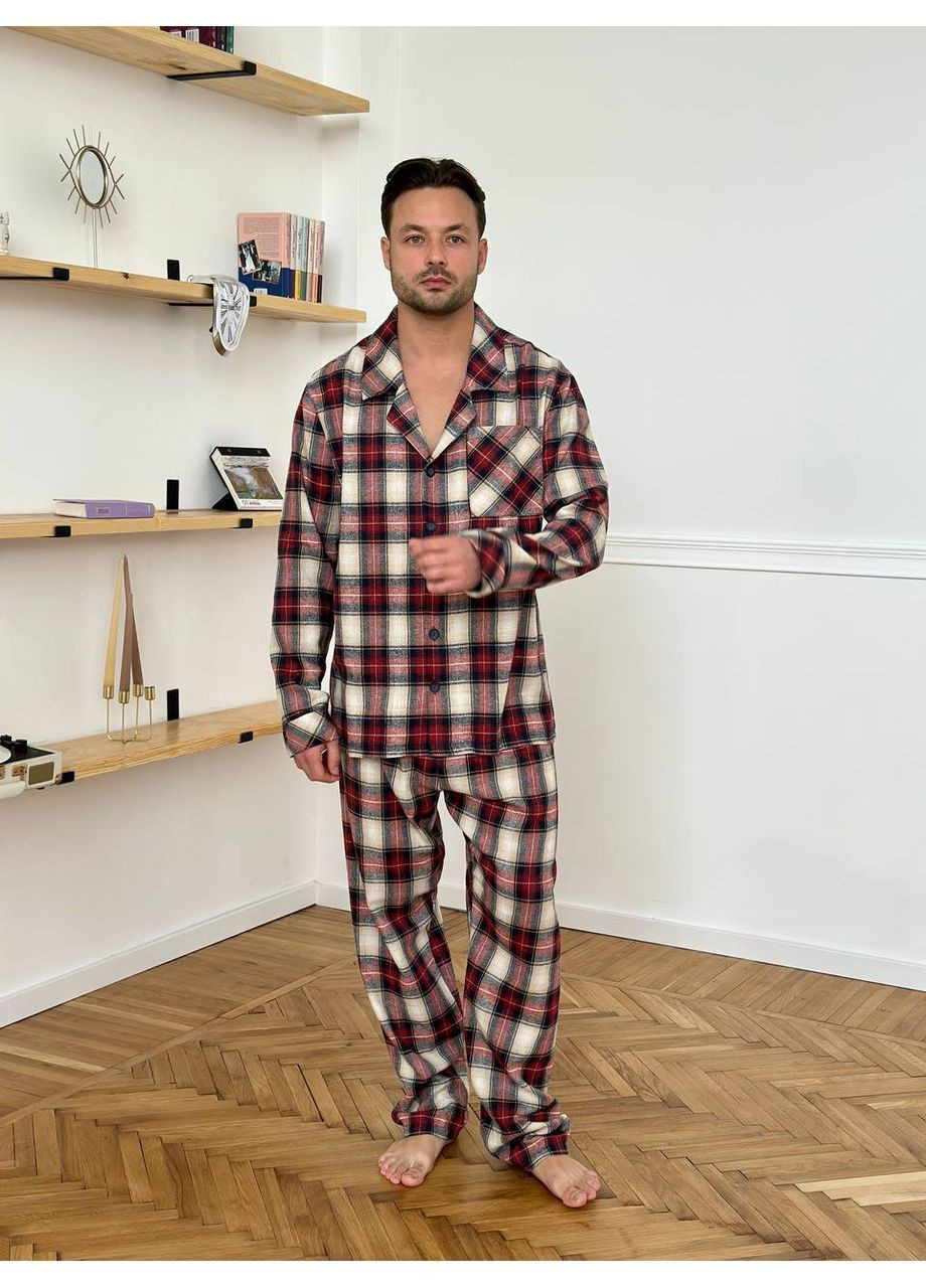 Піжама чоловіча домашній костюм No Brand (363256592)