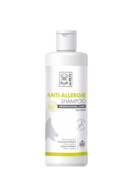 Протиалергенний шампунь для чутливої шкіри собак різних порід Anti-Allergie Shampoo Professional Care - 250 мл M-Pets (327391595)