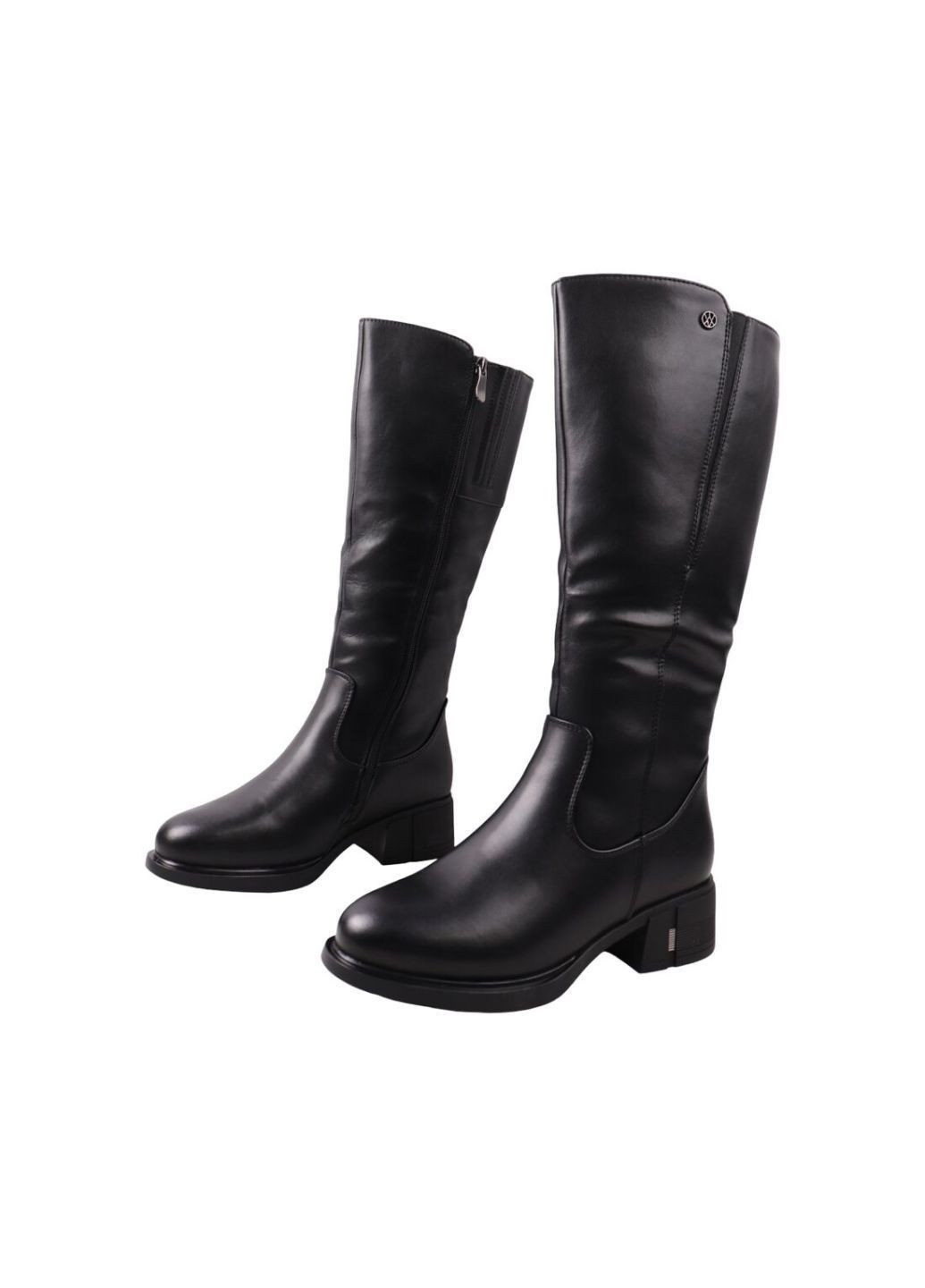 Чоботи жіночі чорні натуральна шкіра Renzoni 1465-26ZSC (370381997)
