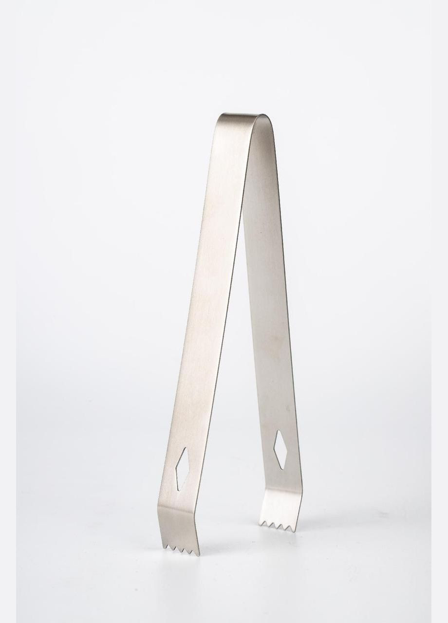 Щипцы для льда из нержавеющей стали 16,4 см Серебристый (С051369) ТМ (342122381)