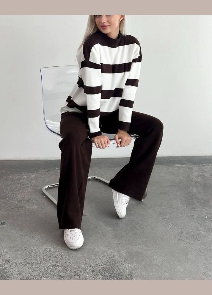 Чорно-білий светр No Brand