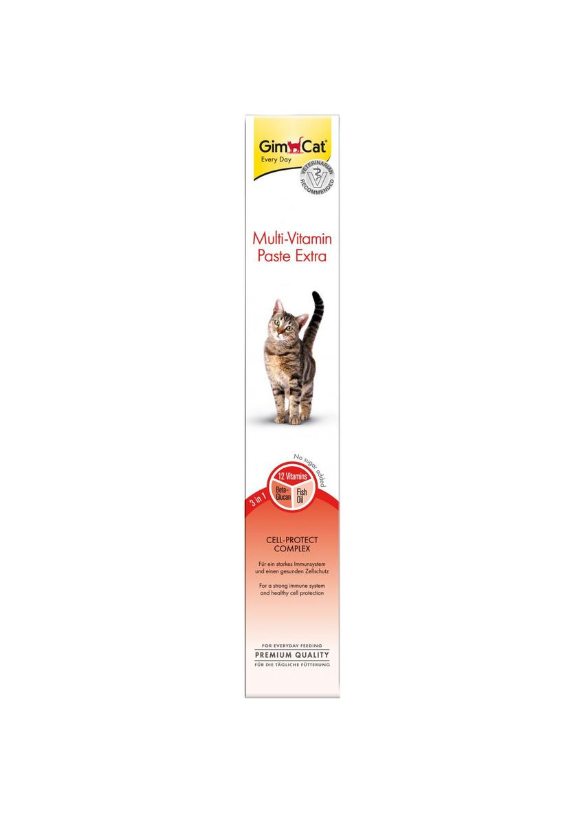 Ласощі для кішок GimCat G421612/401324 Multi-Vitamin Paste Extra 100 г (4002064401324) Gimborn (279569534)