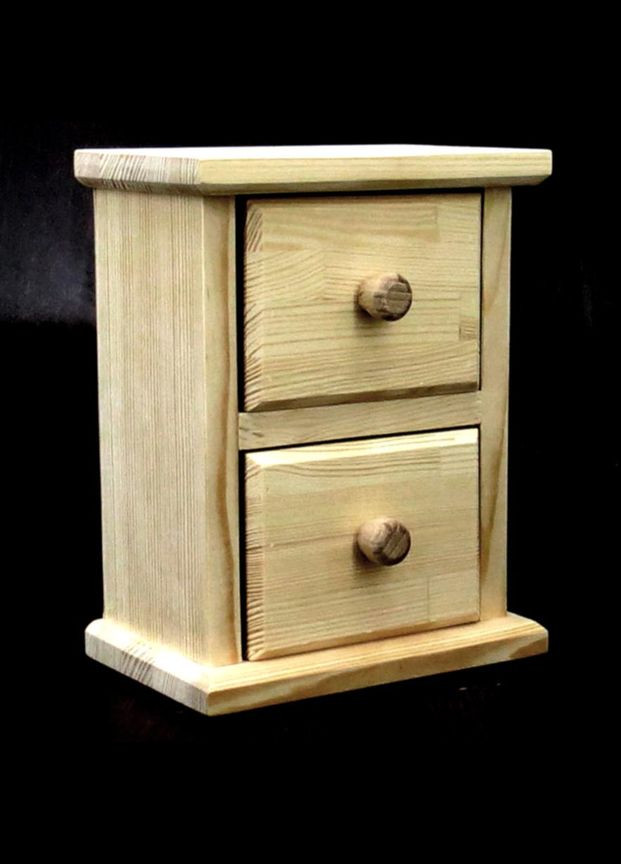 Мини-комод из дерева Варисан бланже (МНК-008901) No Brand (328225288)