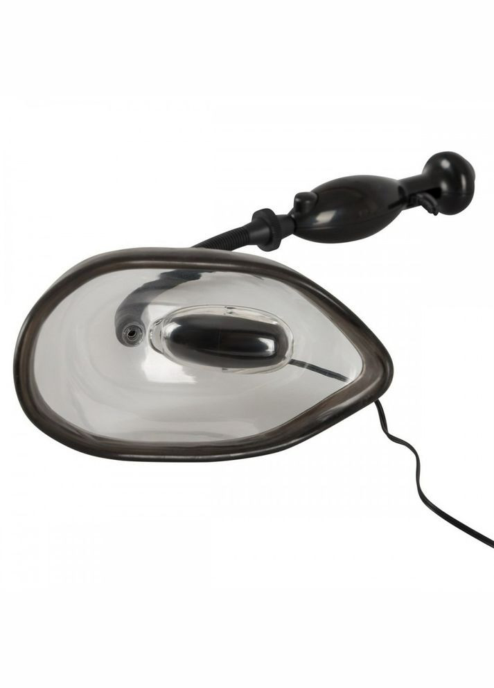 Вакуумний насос для статевих губ, з вібрацією, чорний You2Toys (306440825)