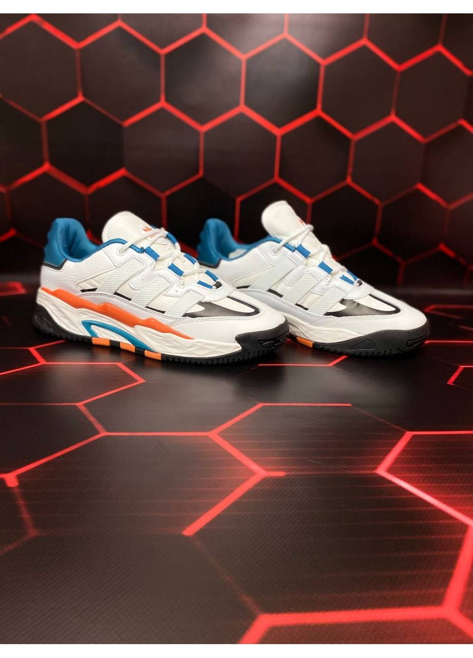 Комбіновані Осінні кросівки чоловічі adidas niteball адідас найтбол No Brand