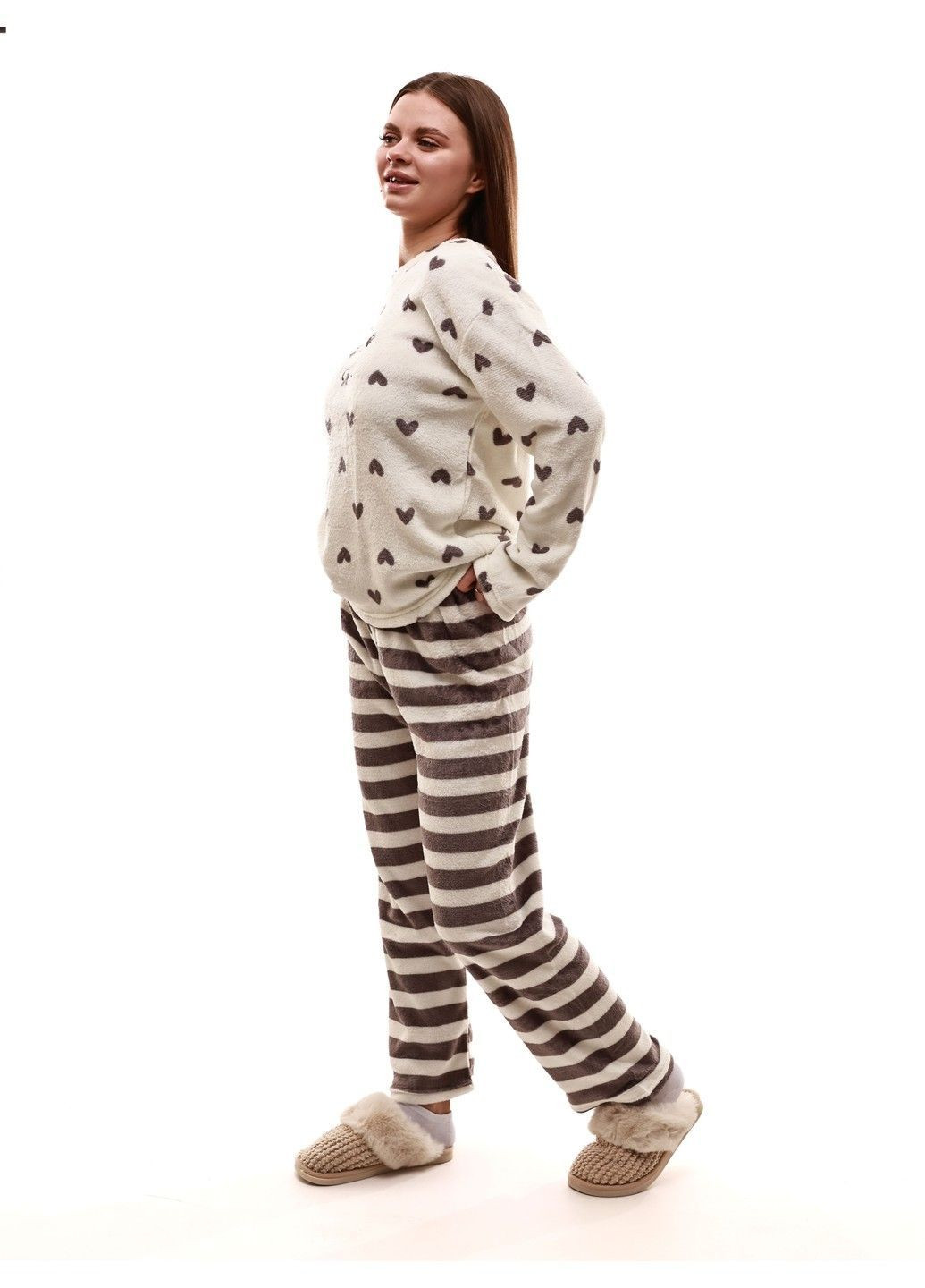 Серая пижама женская Lumo