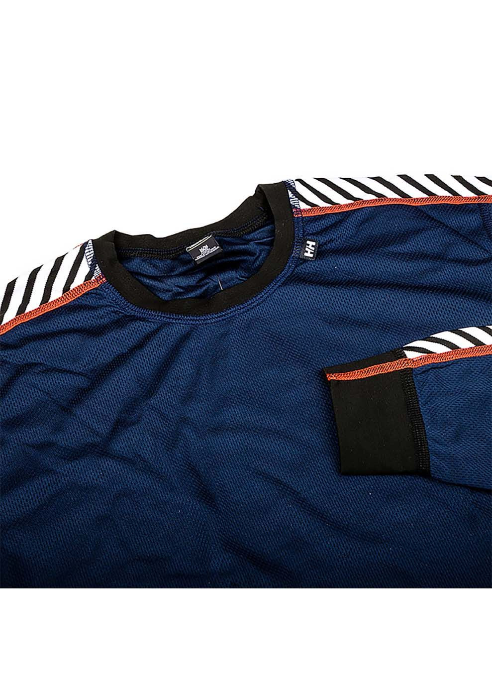 Чоловіча Термокофта LIFA STRIPE CREW Синій Helly Hansen (367585288)
