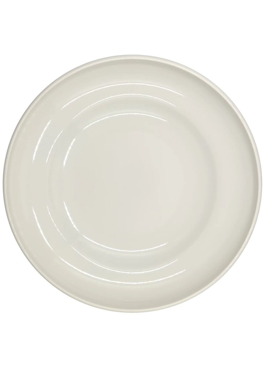 Тарілка супова Zen White 24-320-019 21,5 см біла Krauff (349220309)