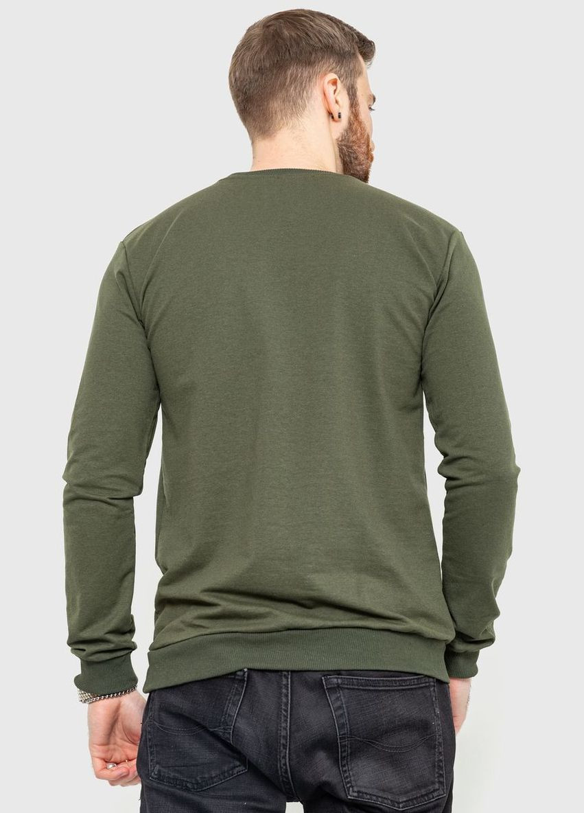 Хакі світшот чоловічий демісезонний 208r0204 Ager малюнок (299724397)