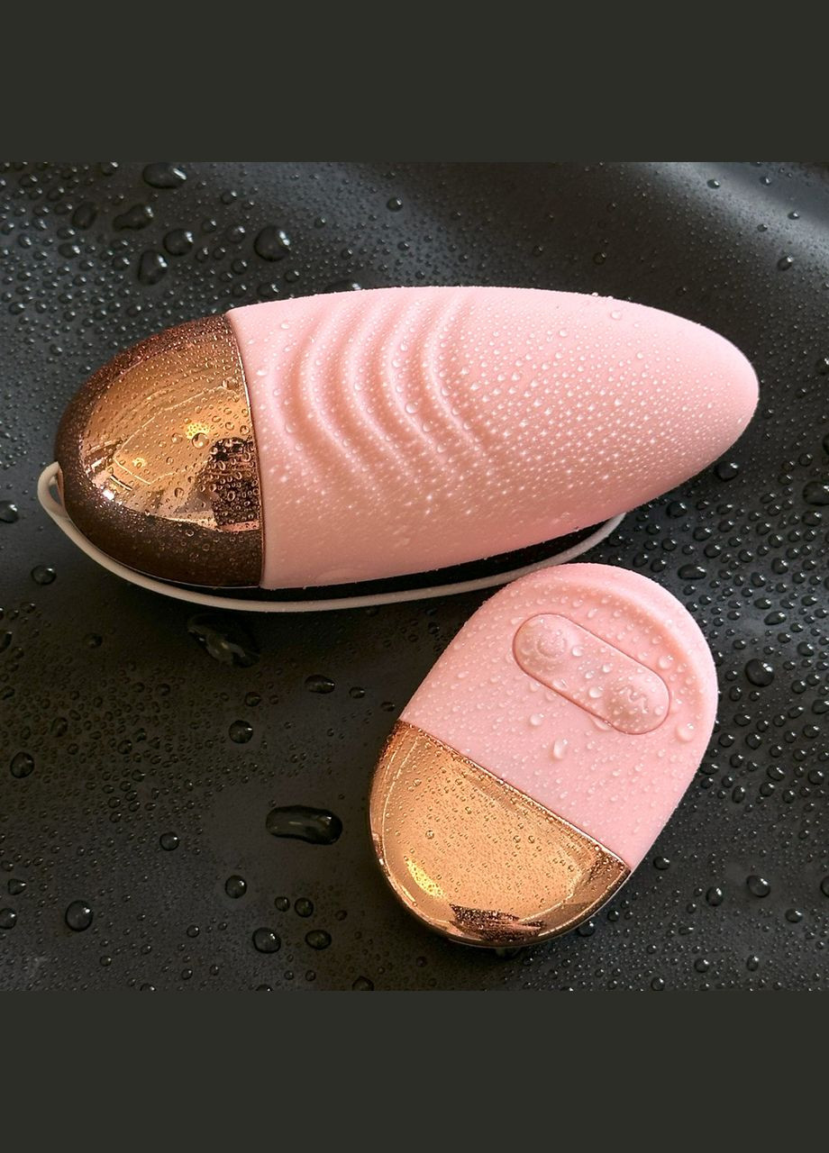 Женское вибро яйцо силиконовое с пультом управления розовый мини вибратор No Brand (339092252)