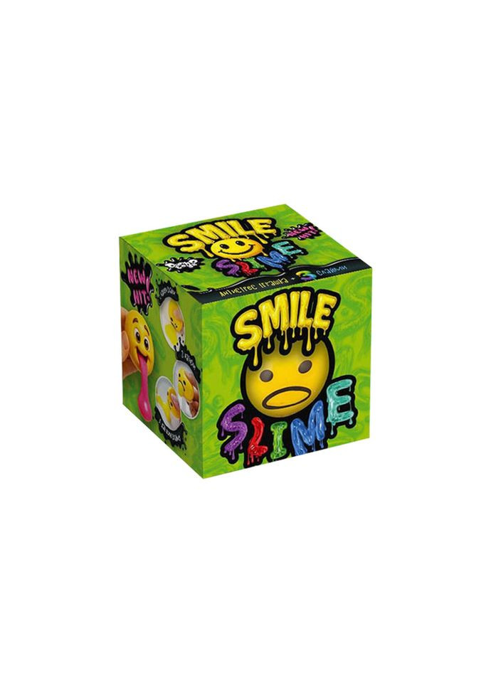 Игрушка антистресс Вязкая масса "Smile Slime" SS-01-01 клейкий лизун Danko Toys (370382306)