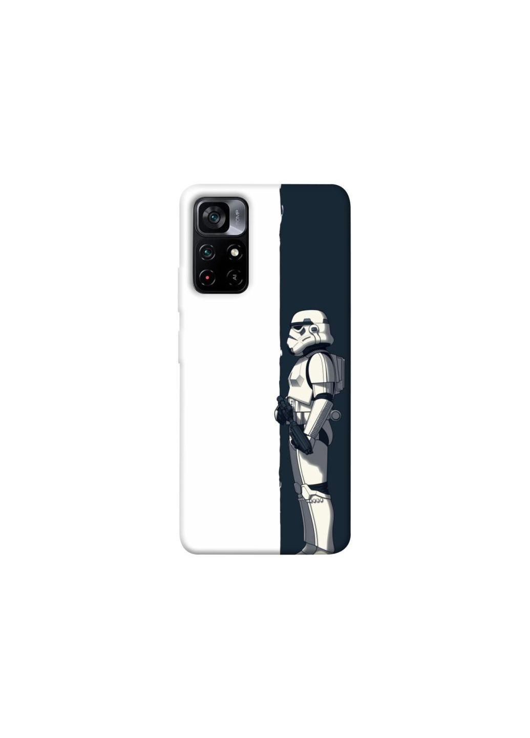 Чохол на Xiaomi Poco M4 Pro 5G Star Wars stormtrooper Frontalka (354680159)