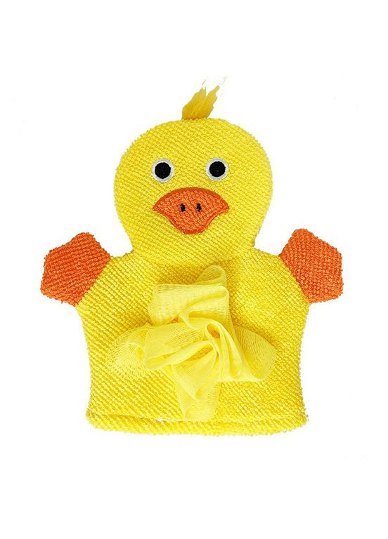 Мочалка-рукавичка для купання малюків MGZ-0911(Yellow) Каченя Megazayka (316265127)
