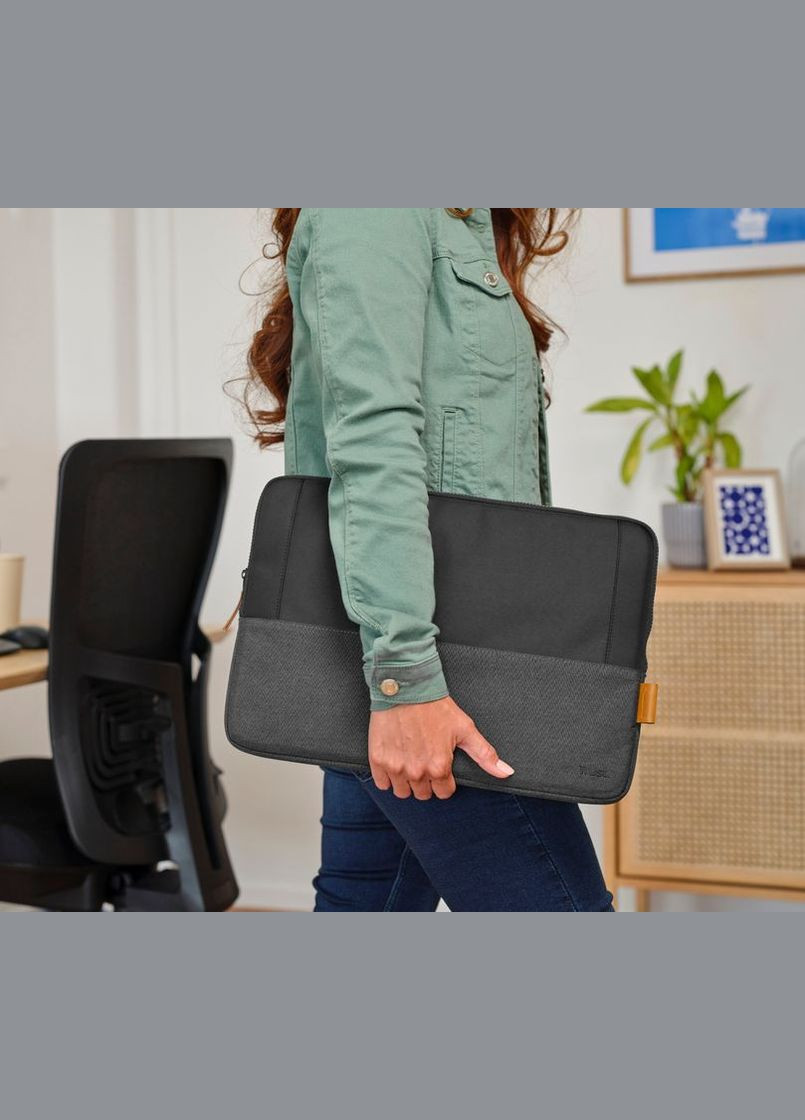 Чехол для ноутбука Lisboa Sleeve 16", черный Trust (315349470)