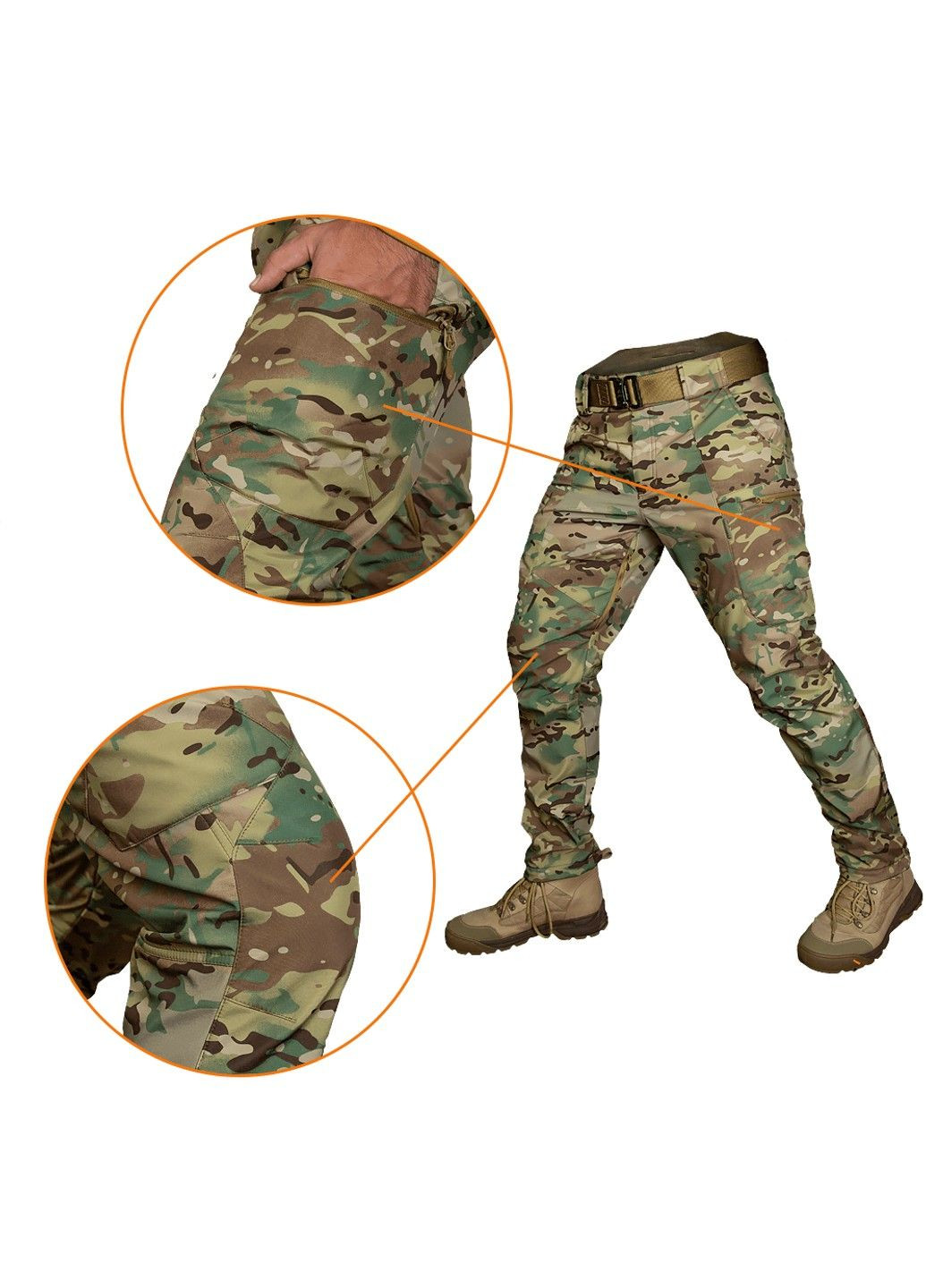 Штани Stalker Vent SoftShell Multicam Size XL Camo-Tec (329870048)