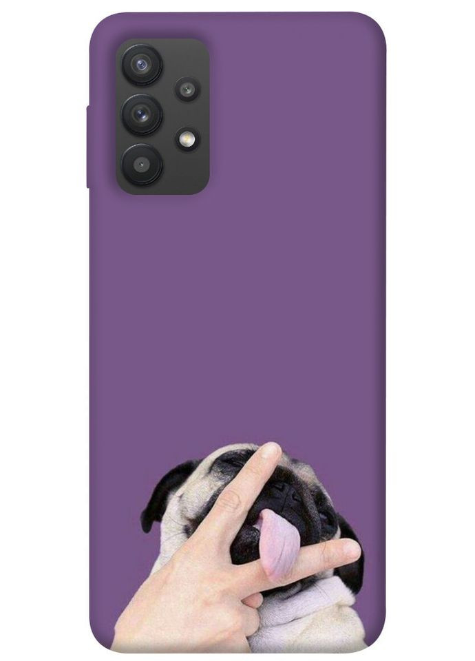 Чехол с принтом для Samsung Galaxy A32 4G / для самсунг галакси А32 Мопс No Brand (339065390)