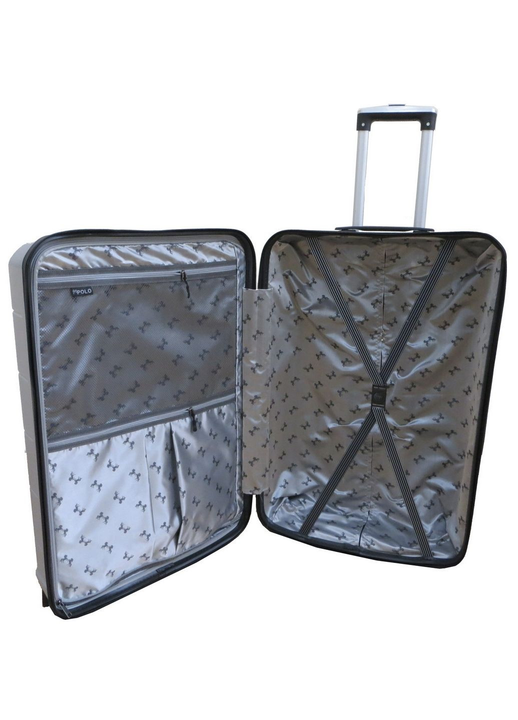 Велика валіза на колесах із поліпропілену 93L 75х46х30 см MY Polo (289365818)