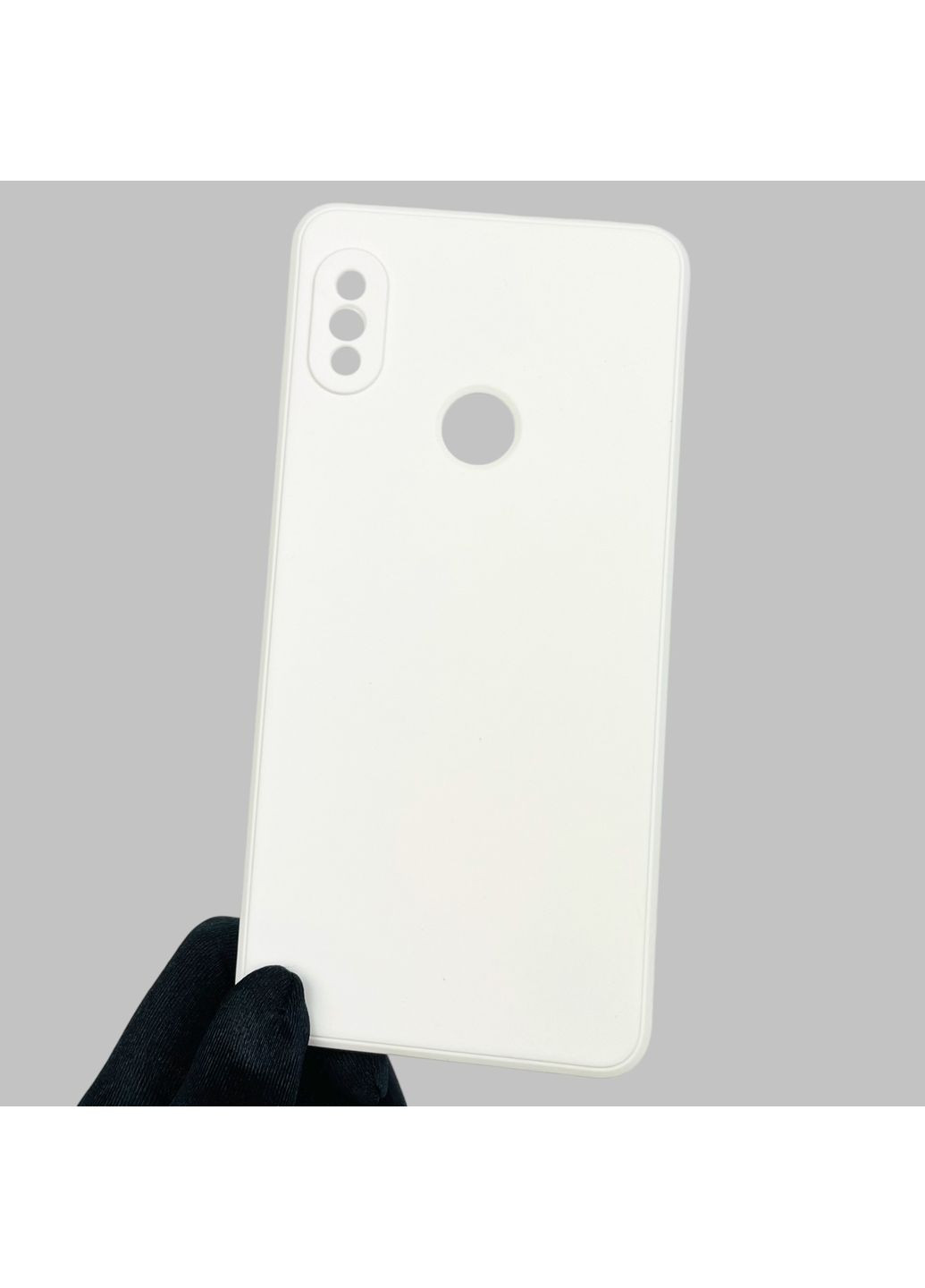 Чехол для Redmi Note 5 Pro с квадратными гранями с защитой камеры на сяоми редми нот 5 про белый Xiaomi (366023403)