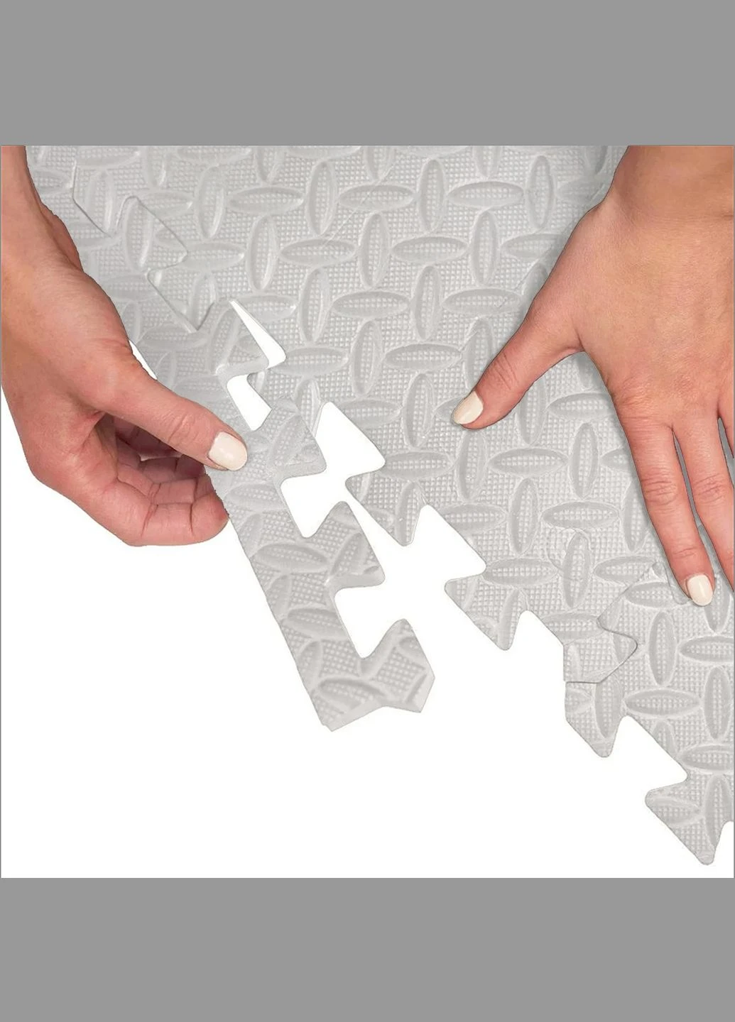 Мат-пазл (ластівчин хвіст) Mat Puzzle EVA 120 x 120 x 1 cм White Cornix XR-0233 (275334129)