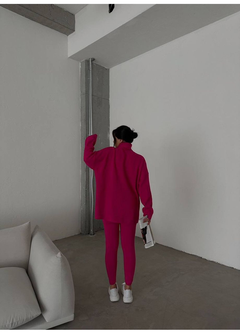 Жіночий костюм в рубчик No Brand (360531701)