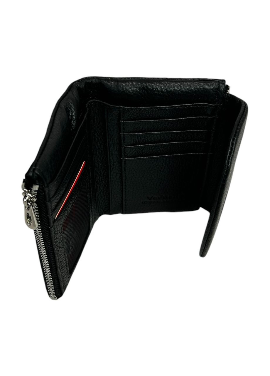 Жіночий гаманець з натуральної шкіри 3033 бордовий 13,5 x 10 x 2,5 Vermari (367264065)