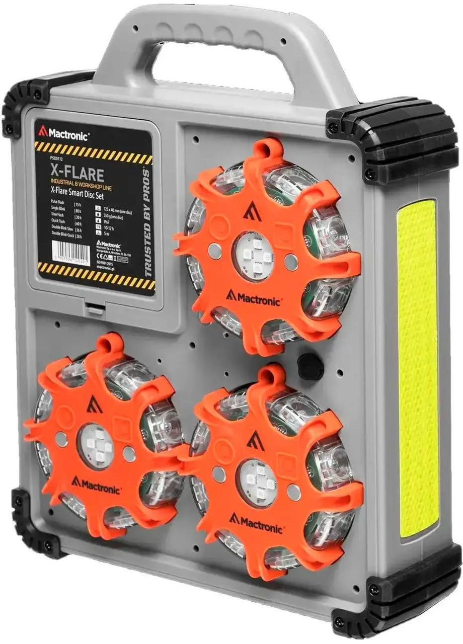 Комплект сигнальних ліхтарів X-Flare Rechargeable 12v/220V Magnetic Mactronic (318666755)