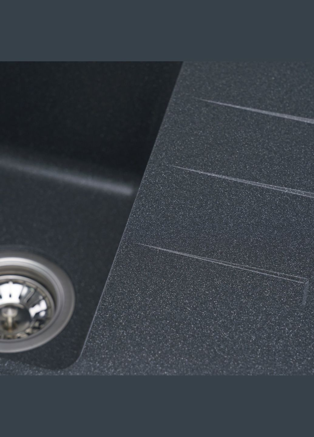 Гранітна мийка для кухні LIANA 6243 матова Антрацит Valeso (358059363)