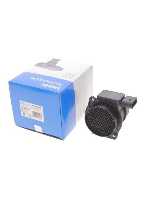 Расходомер воздуха MERCEDES-BENZ C-CLASS (W203, S202, S203, CL203), CLK (C208), E-CLASS (W210, S2 AF10236-12B1) Delphi (366185766)